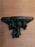 Wall Decor Shelf with Cherub