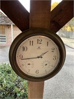 Outdoor Infinity Clock w/ Humidity and Temp