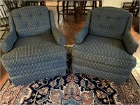 Pair of Blue Swivel Rockers