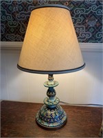 Moroccan Style Pottery Ceramic Lamp