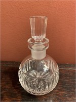 Vintage Waterford Style Crystal Perfume Bottle
