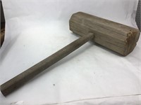 Massive Home Made Wooden Mallet