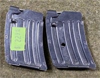 2 Winchester 5 rnd .22LR Rifle Magazines