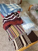 Assorted Afgans & Blankets