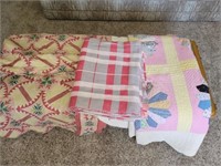 2 Quilts and 1 Blanket