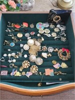 Broaches, Pins, Cuff Links & Earrings