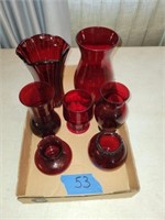 Assorted Ruby Glass