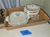 Corningware Casserole Dishes w/ Lids