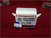 Red Army .223 Rem 55Gr FMJ 20 Cartridges