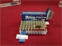 Fiocchi 9mm Luger Training 124Gr 50 Cartridges