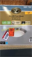 Hampton bay dimmable LED flush mount - 13 in &