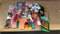 Erasers, pencil bags, planner