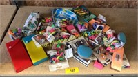 Erasers, pencil cases, school items