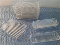 VINTAGE SERVICE TRAYS AND CORN HOLDERS