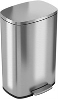 iTouchless SoftStep 13.2gl Stainless Trash Can
