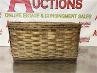 Large wood basket