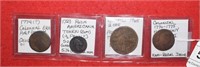 Two Colonial Non-Regal Half Pennies, 1765 Sweden