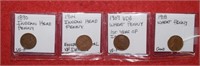 1890 & 1904 Indian Head and 1909VDB, 1918 Lincoln