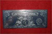 $2 Silver Plated Silver Certificate Note