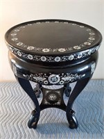 OLD ASAIN PEARL INLAID END TABLE