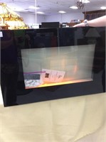 LED electronic wall fireplace