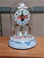 Coca-Cola clock with polar bears