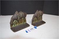 Pair of Bronze Horse Bookends