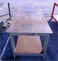 8' steel table