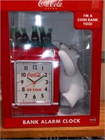 Coca-Cola Bank alarm clock NIB
