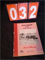 MMASSEY-FERGUSON MF 65 DIESEL TRACTOR MANUAL