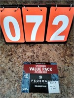 525 ROUNDS OF FEDERAL 22LR 36GR.
