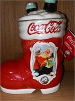 Coca-Cola cookie jar 75th Coke-Cola and Santa