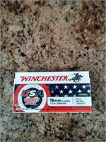 50 ROUNDS WINCHESTER 9MM 115 GR. FMJ