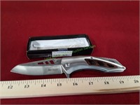 M-Tech Chrome Blade Pocket Knife