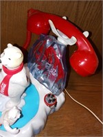 Coca-Cola telephone with polar bear animation