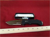 M-Tech Pocket Knife w/ Brown Blade