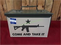 Come and Take It Metal Ammo Case