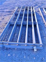(5) 12' galvanized pipe gates