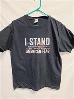 I Stand American Flag Size LG