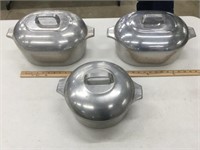 Wagner Ware pots (set of 3)