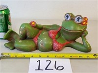 Vintage Ceramic Yard Frog