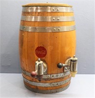 Vintage Coca-Cola & Root Beer Dispensing Barrel