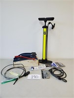 Assorted Bike Pumps and Lock Cables (No Ship)