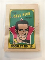 1972 Topps Hockey Story Booklet - Dave Keon