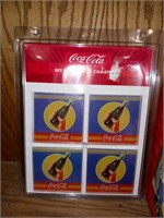 Coca-cola brand setup for coasters  NIP