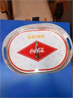 Coca-Cola tin serving tray