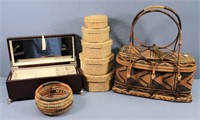 Jewelry Box + 3 Baskets