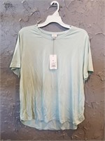 WOMEN'S SMALL TEAL TSHIRT BLOUSE