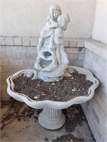 2 PCS OUTDOOR TREATED PLASTER WATER FOUNTAIN