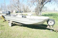 16ft Lowe Aluminum Boat with Force 70HP Motor